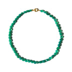 Sculpted — Green Onyx Necklace