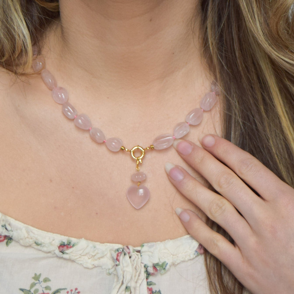 Stacked heart pendant