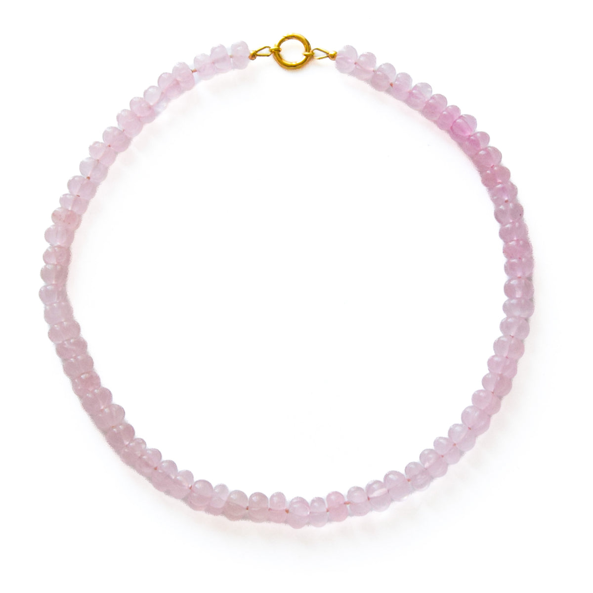 Sculpted — Rose Quartz Necklace