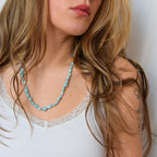 Strata — Larimar Necklace