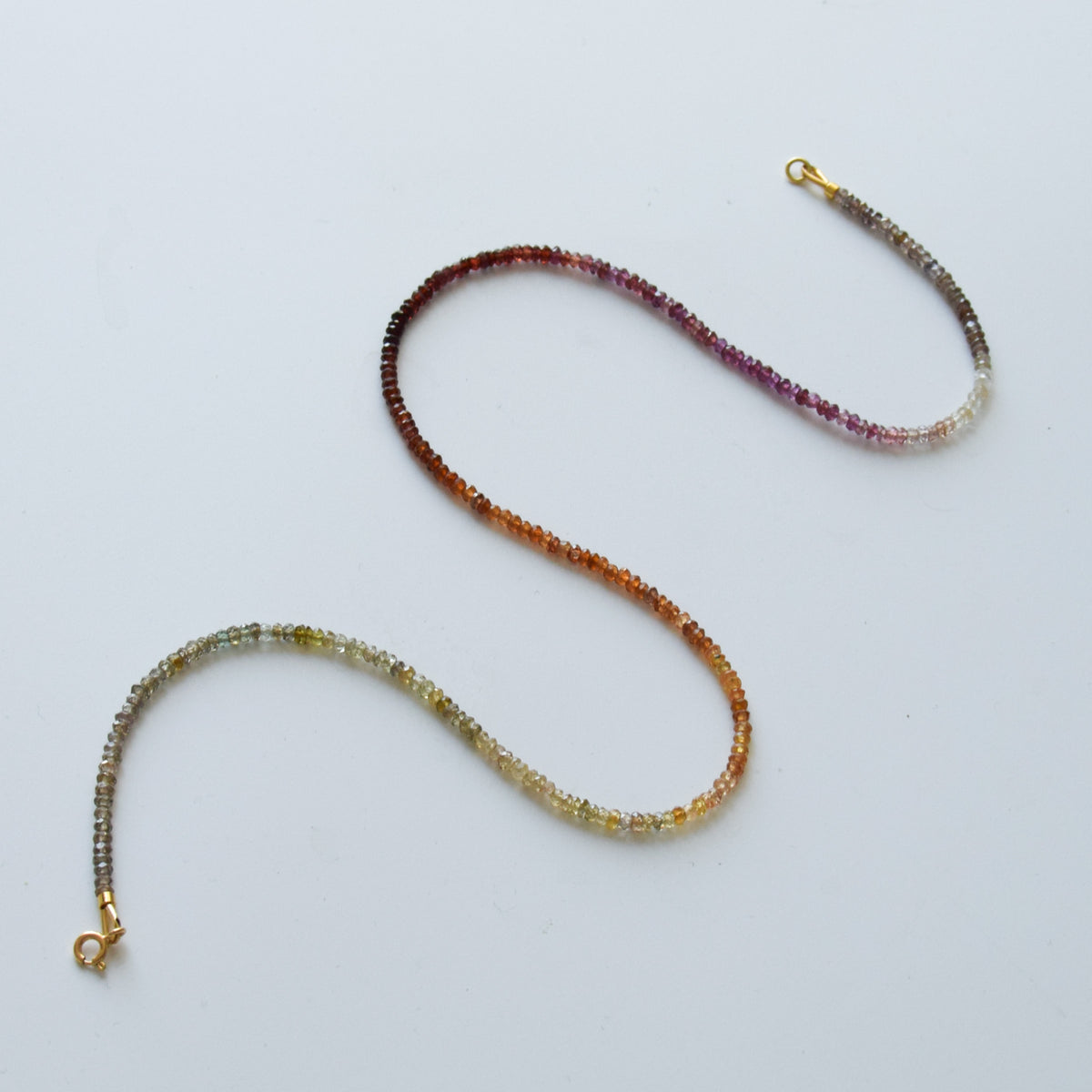 Aura — Multicolor Garnet Necklace