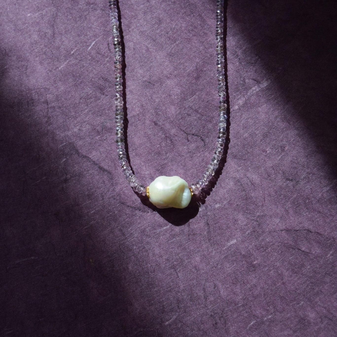 Halo — Sapphire Pearl Choker