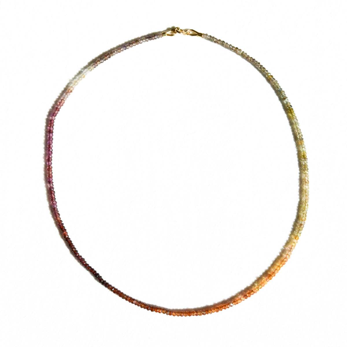 Aura — Multicolor Garnet Necklace
