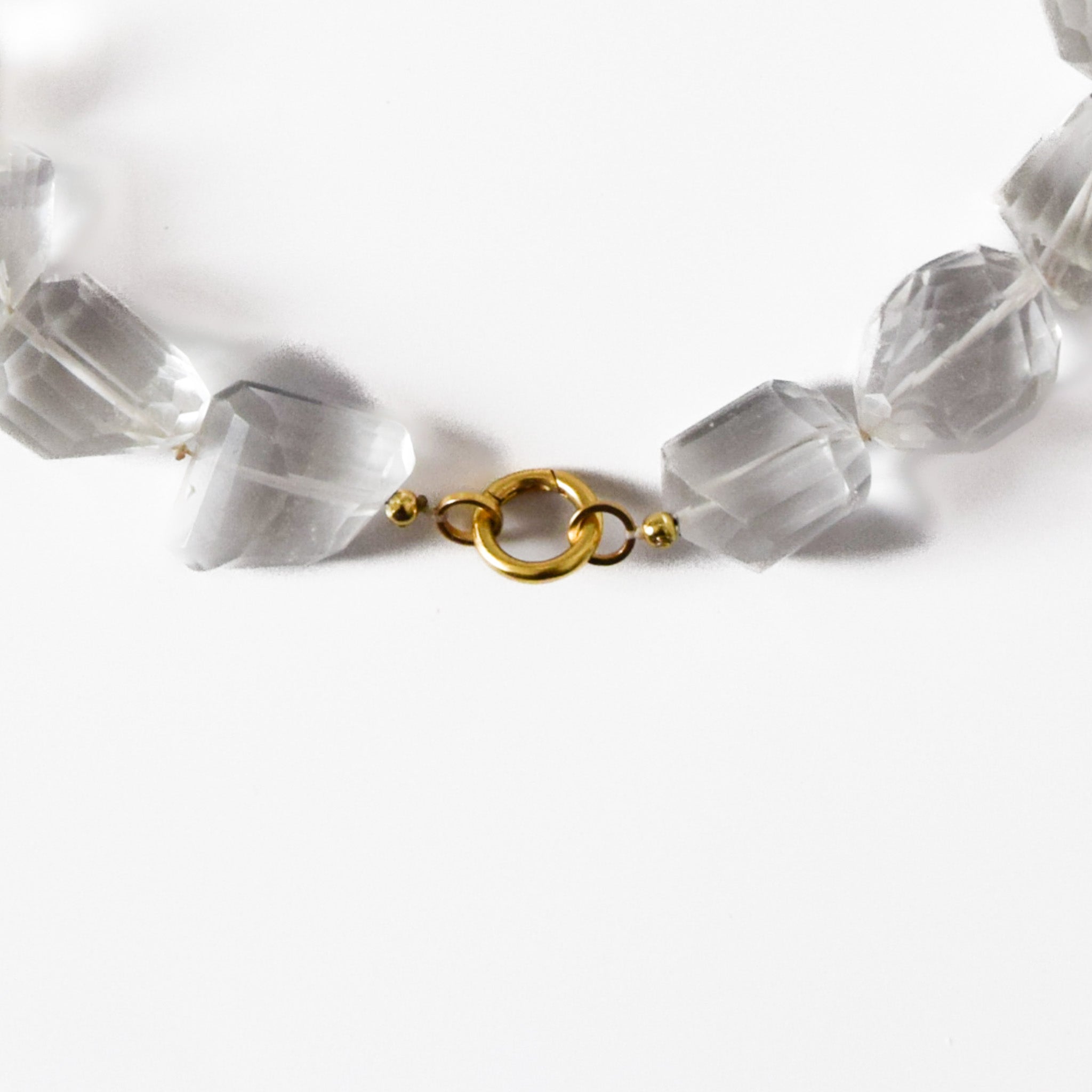 On The Rocks Clear Quartz Necklace