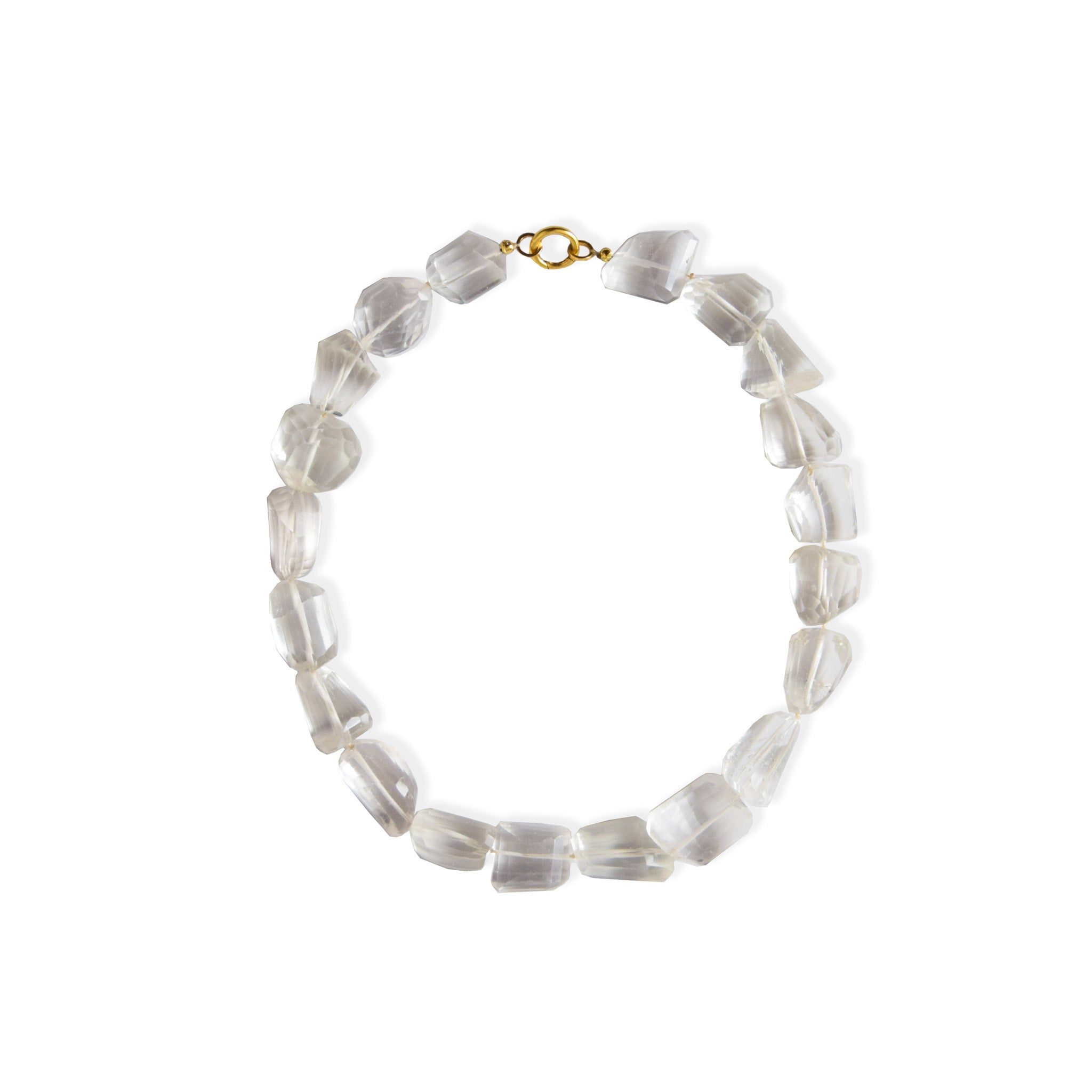 On The Rocks Clear Quartz Necklace