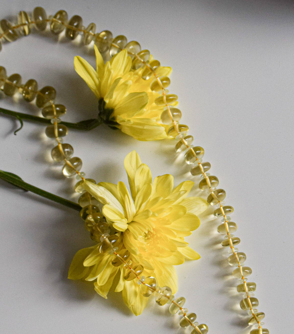 Duality — Lemon quartz Necklace