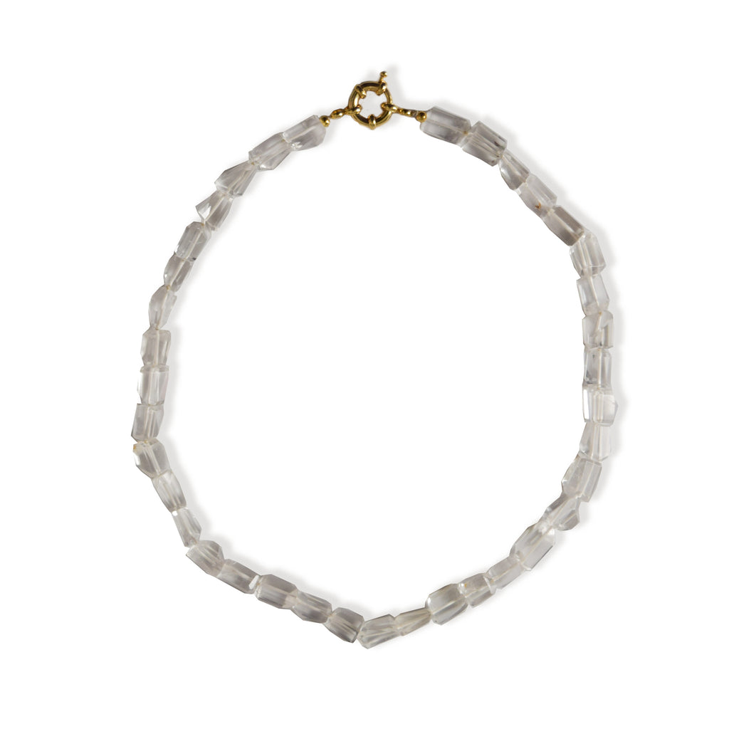 Rough Clear Quartz Necklace