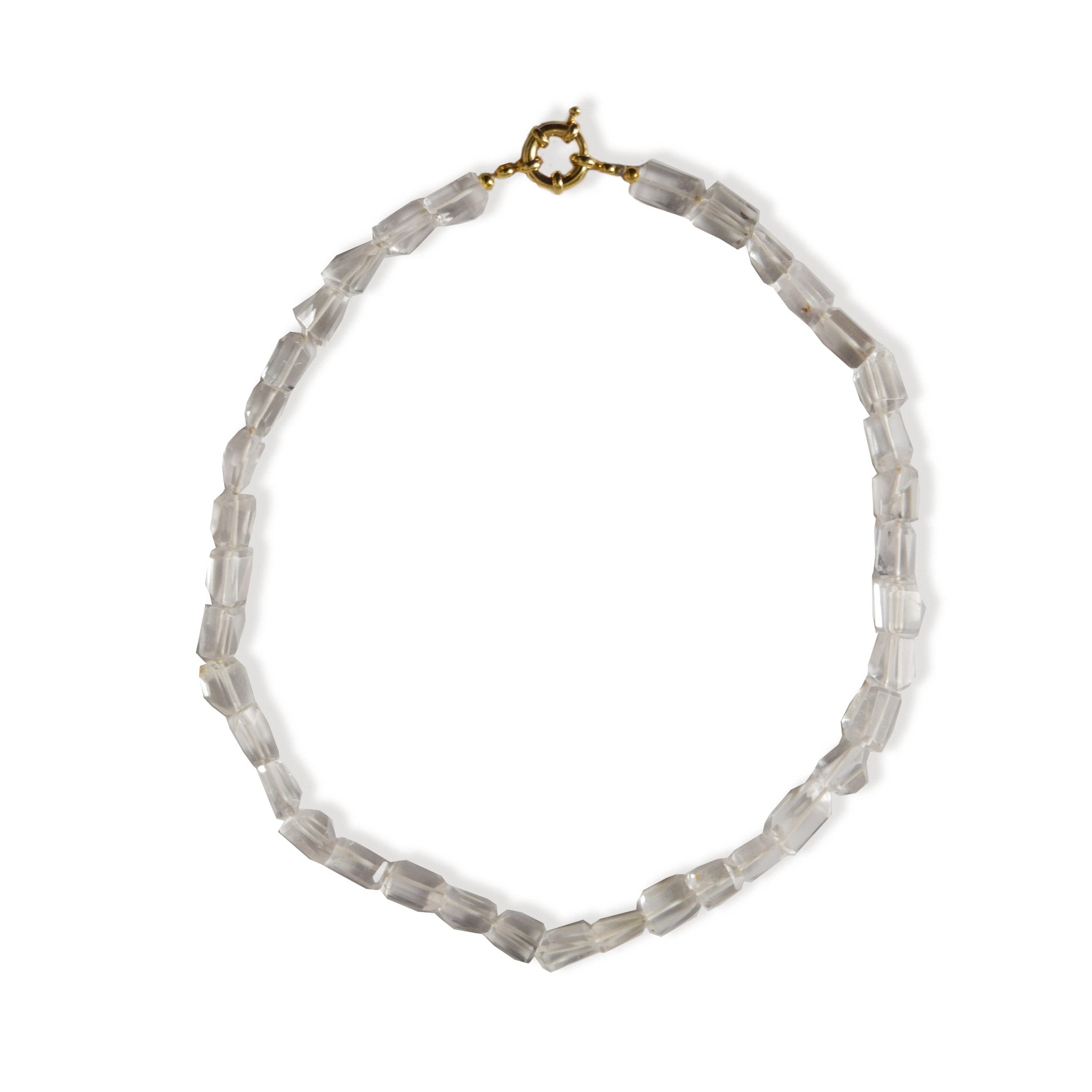 Rough Clear Quartz Necklace