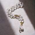 Strata — Clear Quartz Pearl Necklace