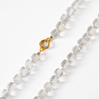 Cubed Clear Quartz Necklace
