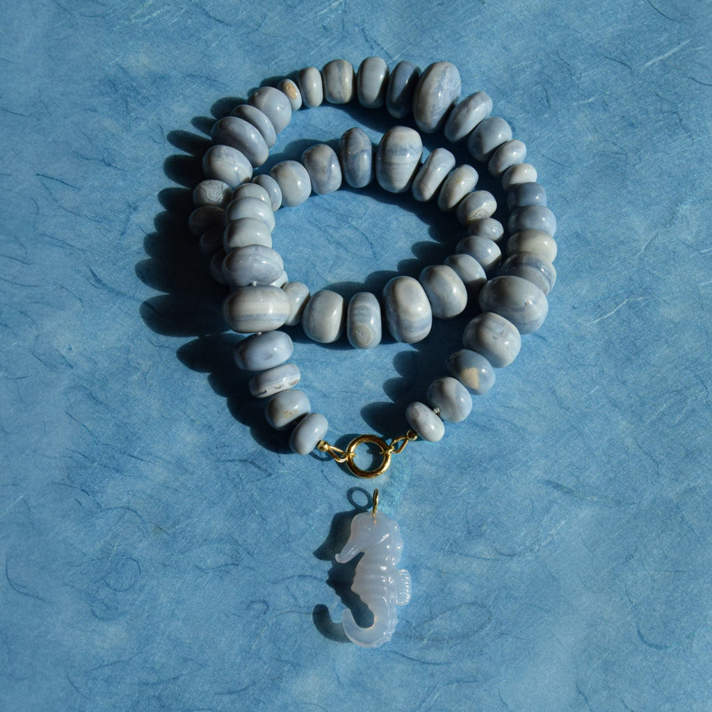 Sonus — Blue Opal Necklace