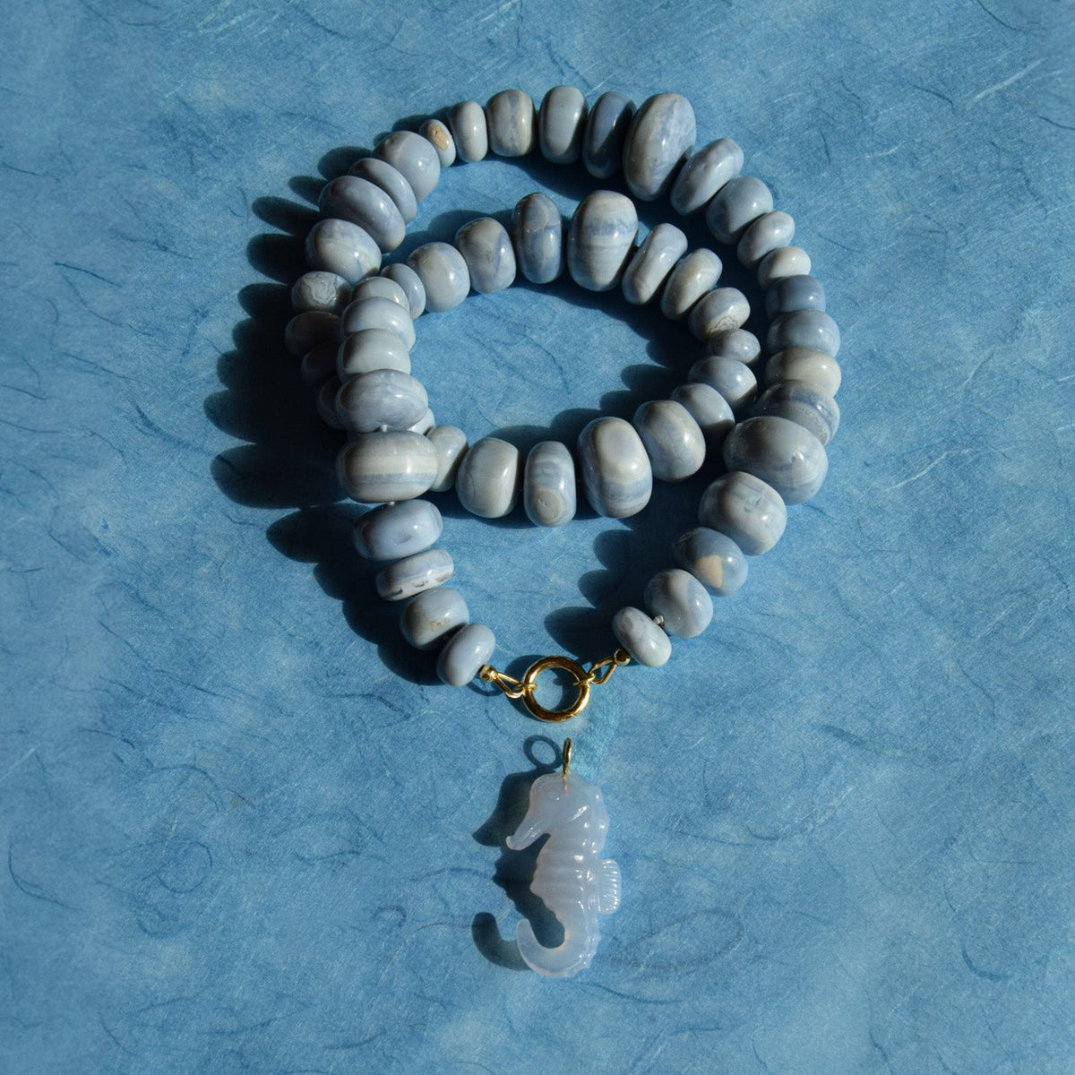 Sonus — Blue Opal Necklace