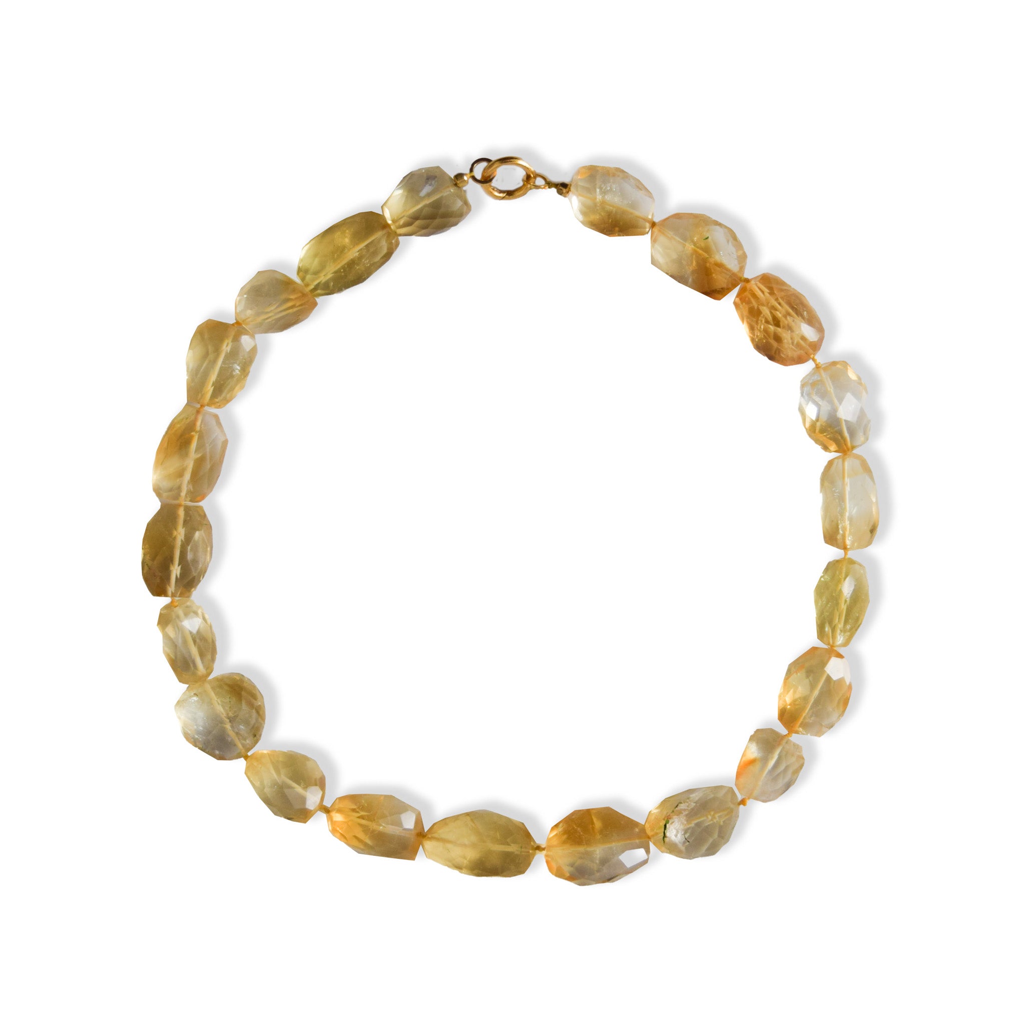 On The Rocks Citrine Necklace