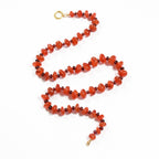 Duality Carnelian & Garnet Necklace