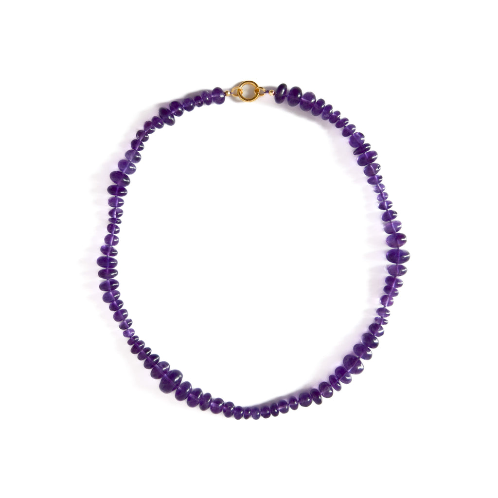 Sound Wave Amethyst Necklace