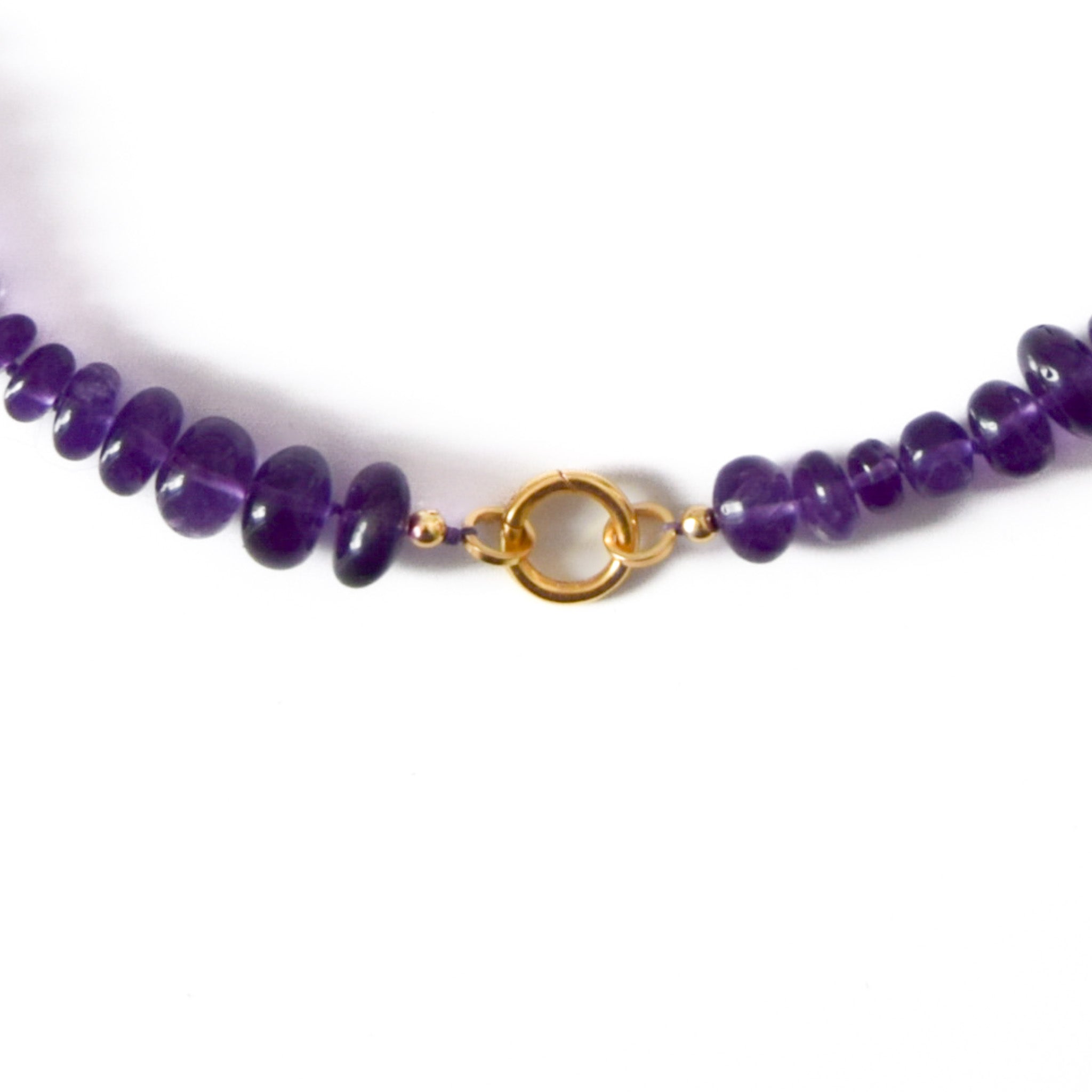 Sound Wave Amethyst Necklace