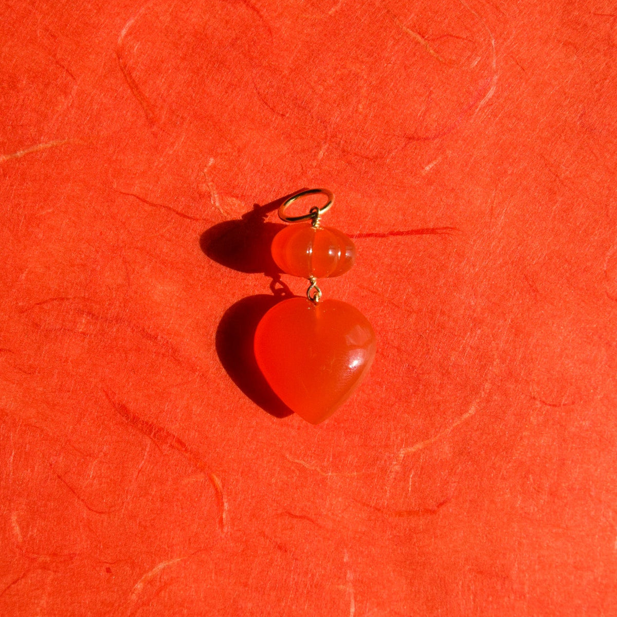 Stacked heart pendant