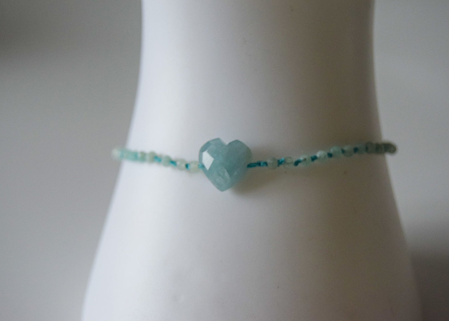 Amazonite Heart Bracelet