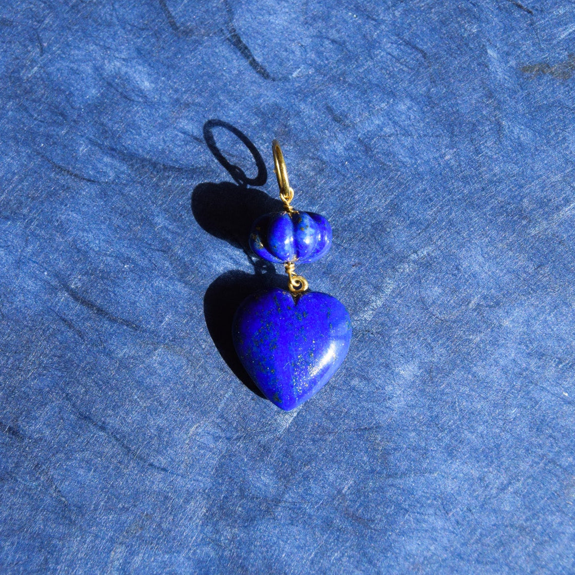 Stacked heart pendant