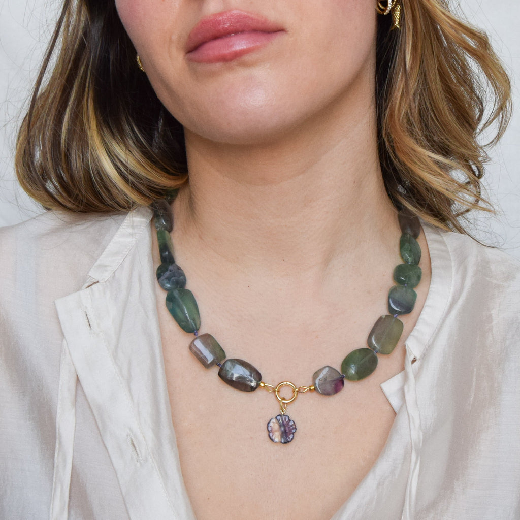 Strata — Fluorite Necklace