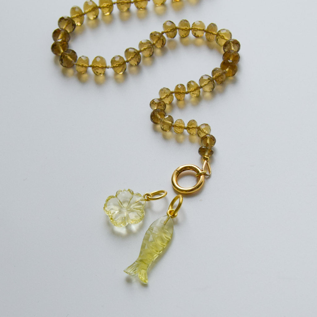 Origin — Beer Quartz Necklace