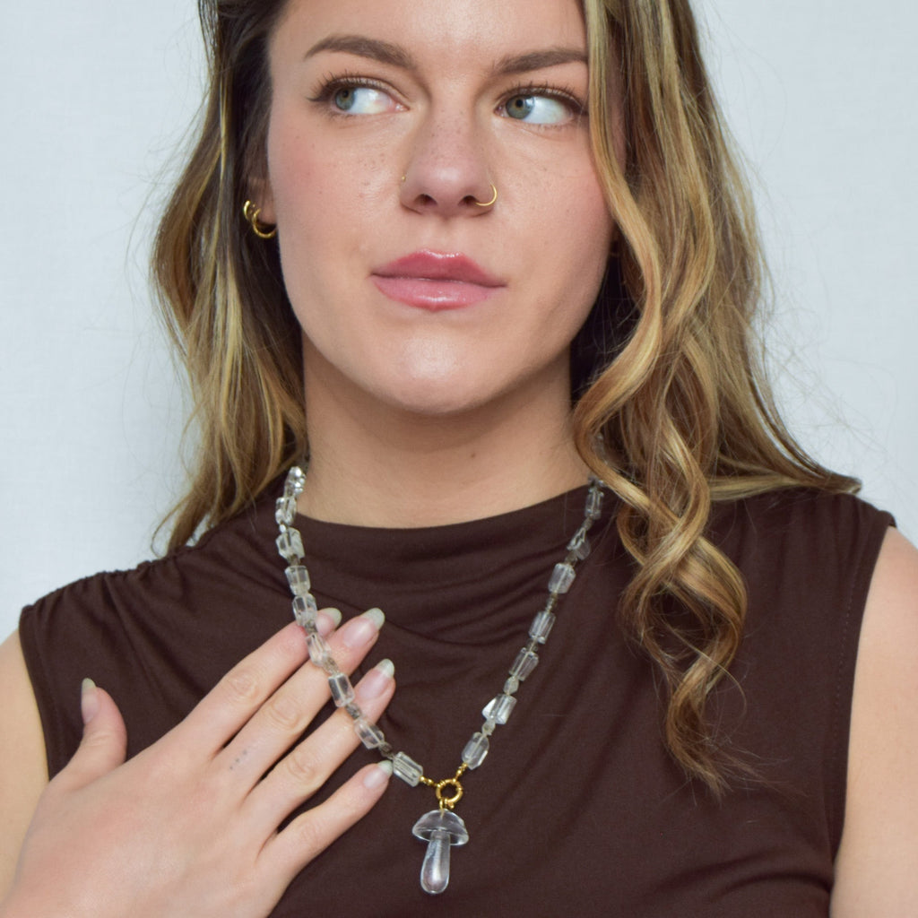 Duality — Herkimer Diamond Necklace