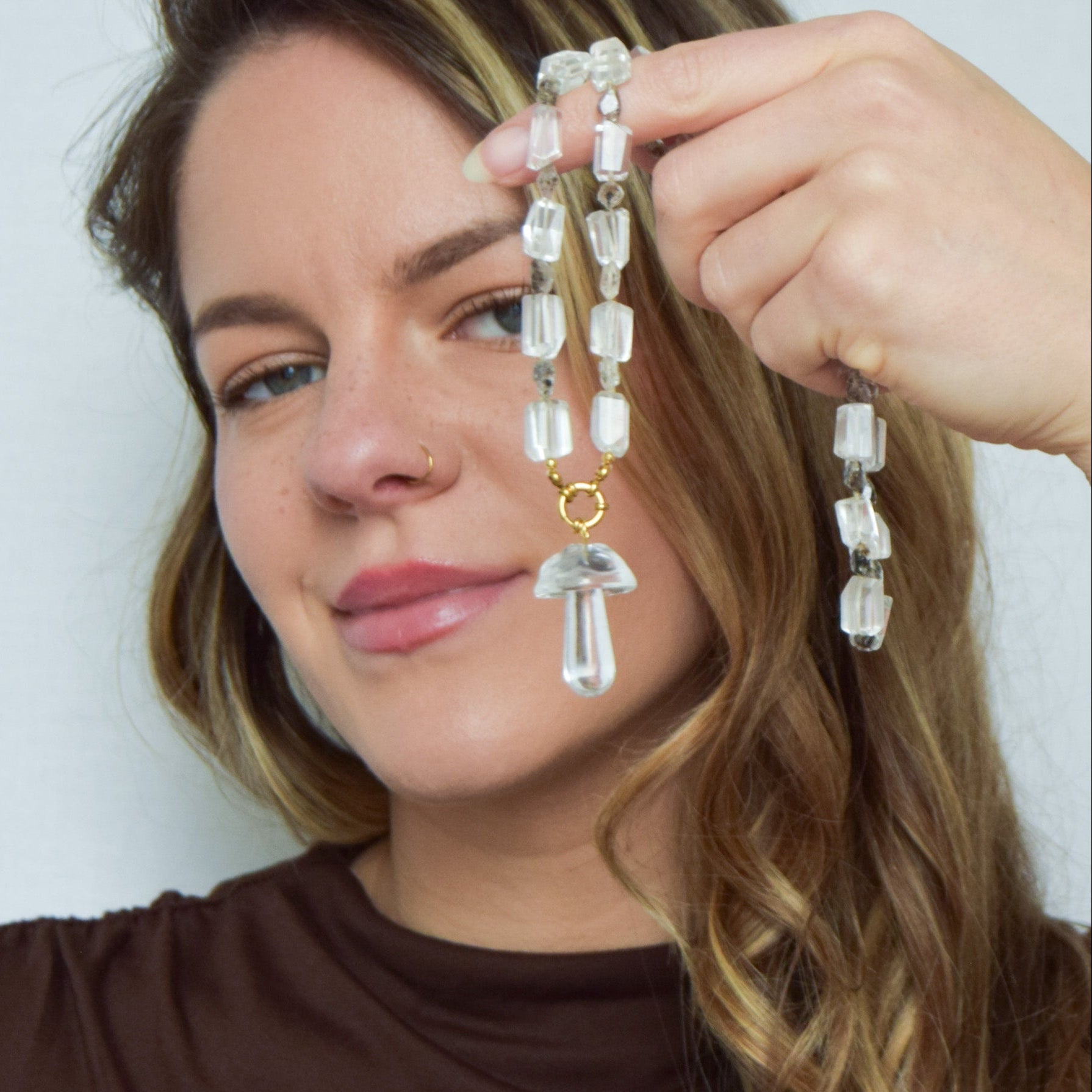 Duality — Herkimer Diamond Necklace