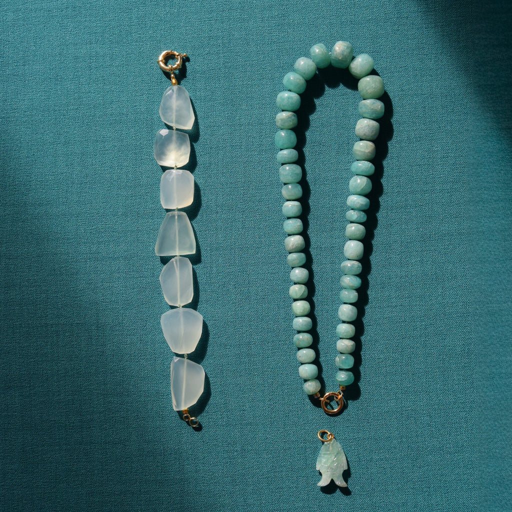 Strata — Chalcedony Bracelet