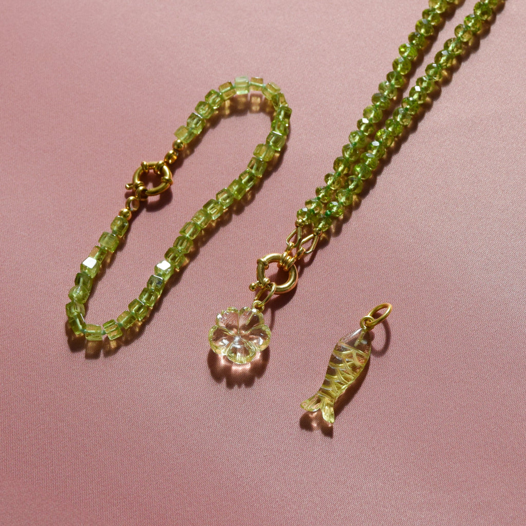 Angular — Peridot Bracelet