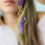 Amethyst Facetted Ball Necklace