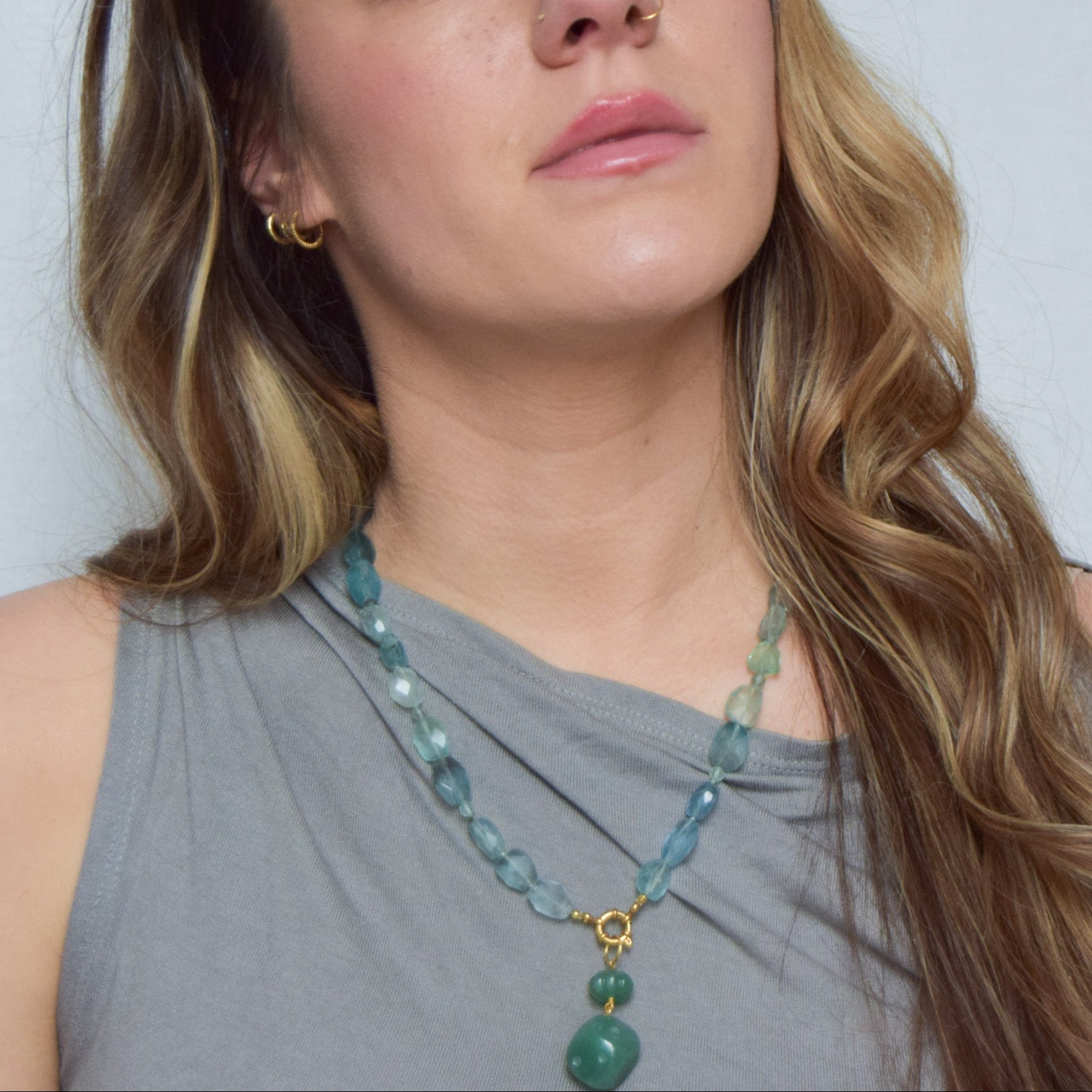 Pulsar — Fluorite Necklace