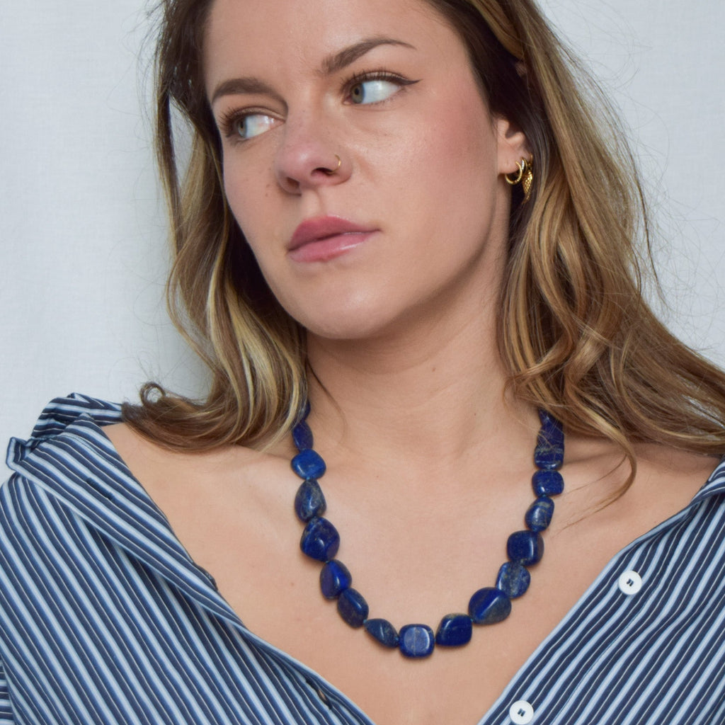 Strata — Lapis Lazuli Necklace