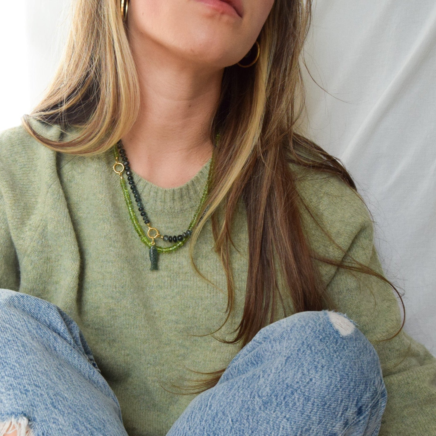 Moss Agate Necklace