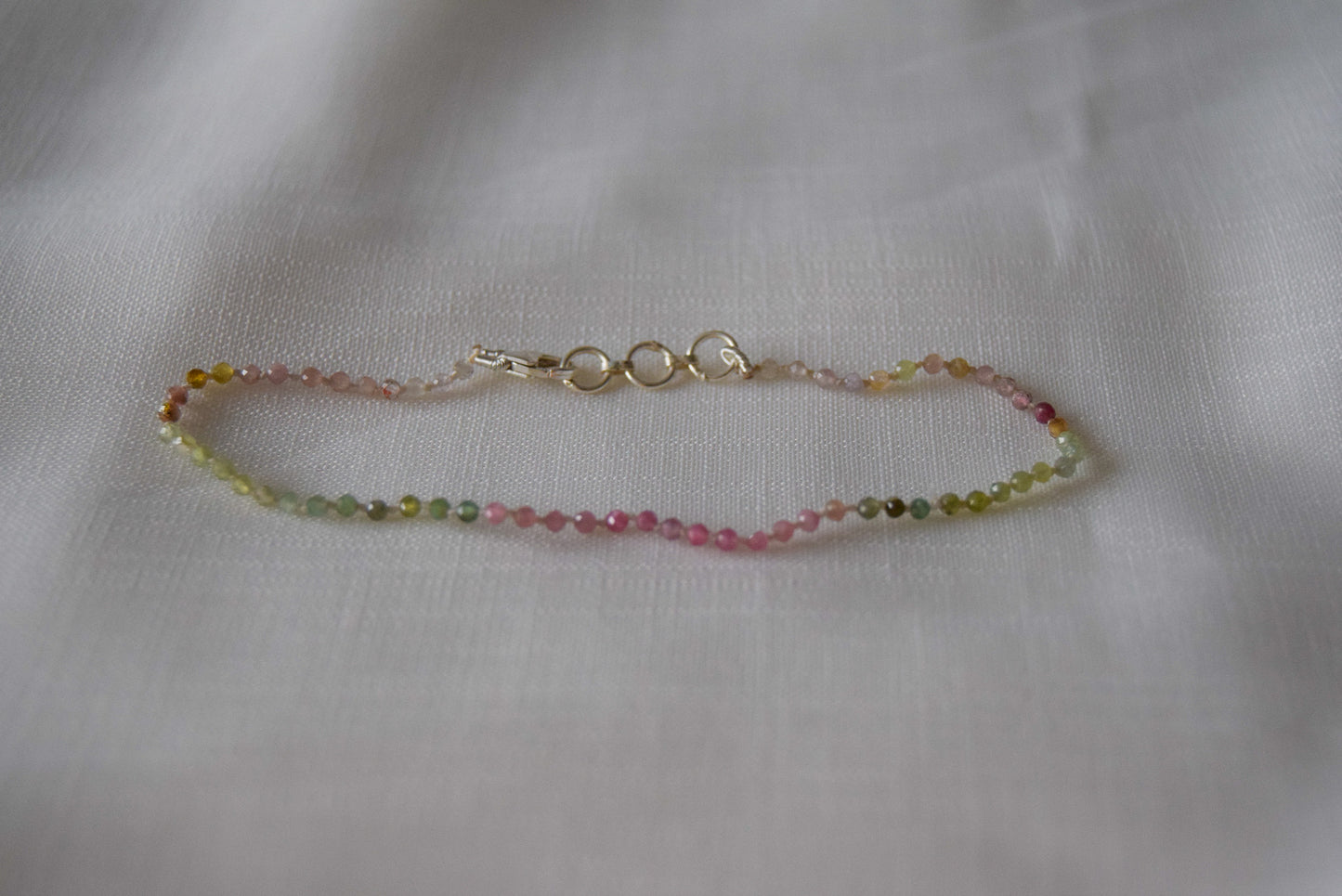 Gemini Watermelon Tourmaline Bracelet