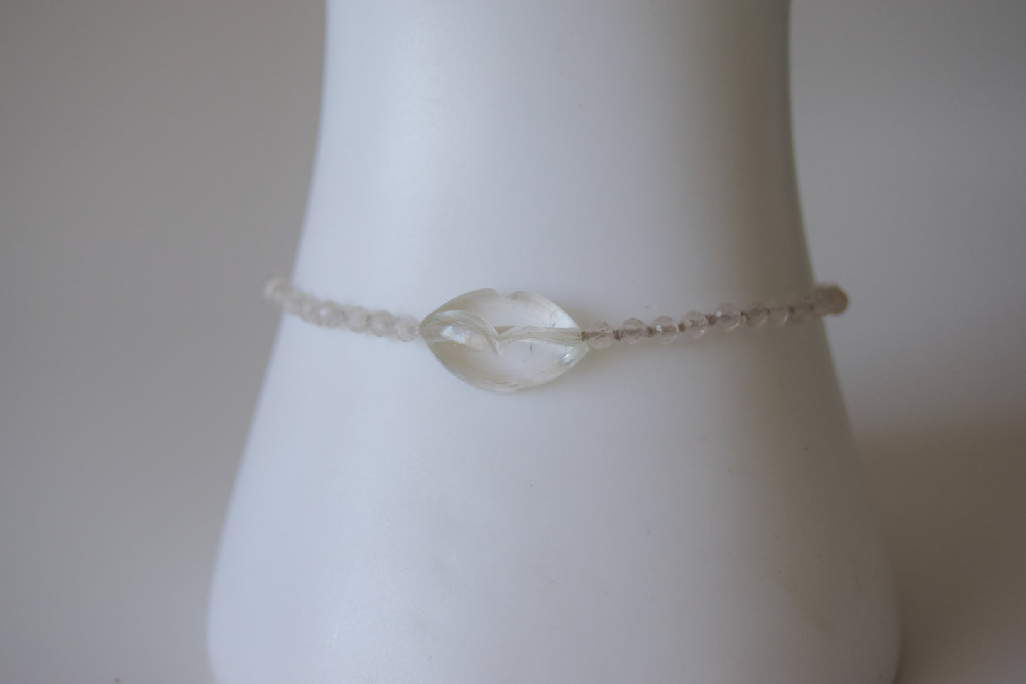 Clear Quartz Lip Bracelet