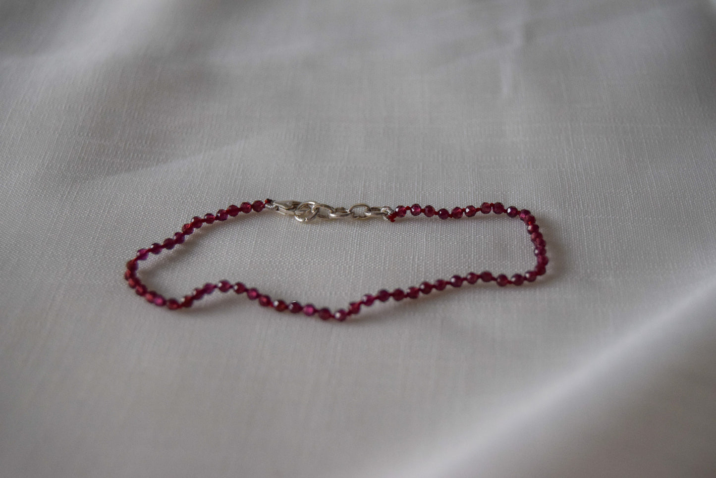 Capricorn Garnet Bracelet