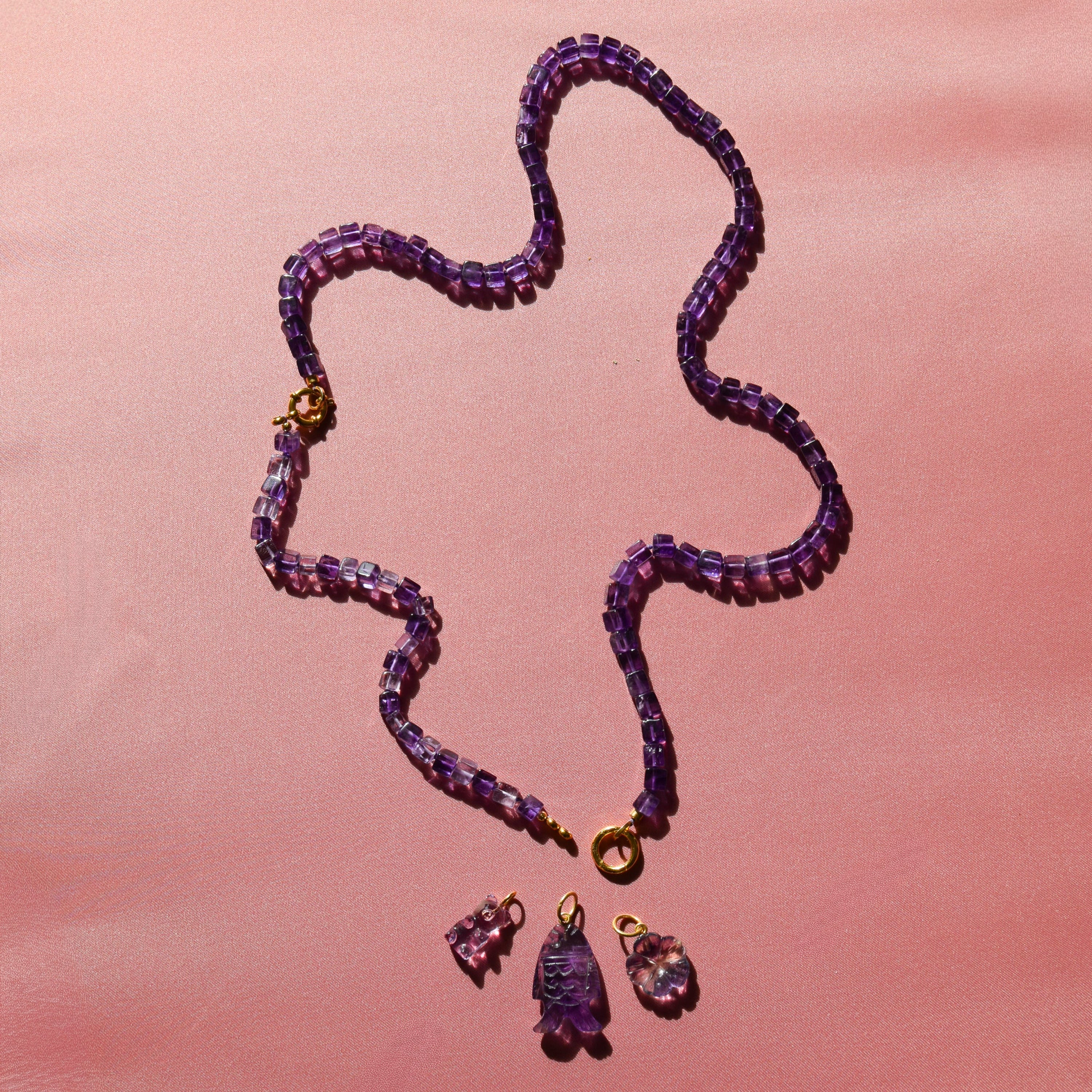 Angular — Amethyst Necklace