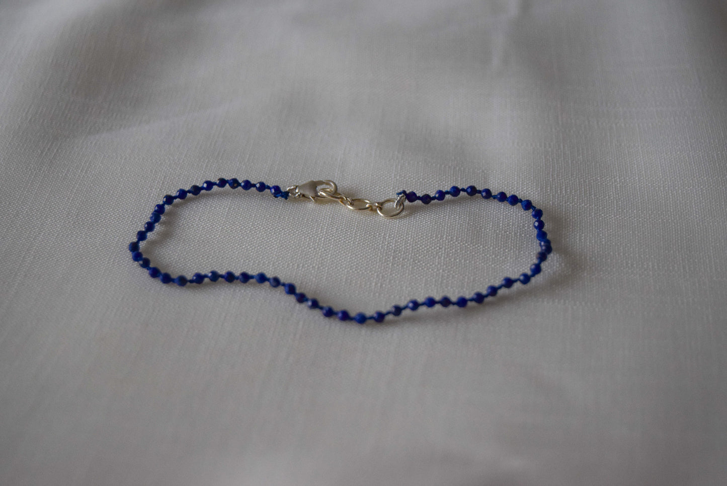 Virgo Lapis Lazuli Bracelet