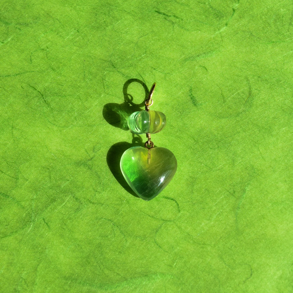 Stacked heart pendant