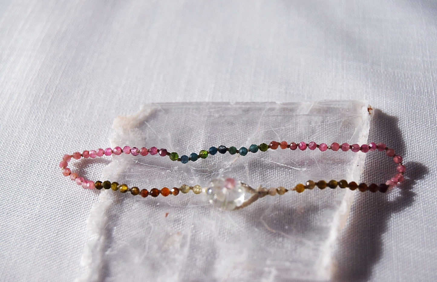 Gemini Watermelon Tourmaline Bracelet