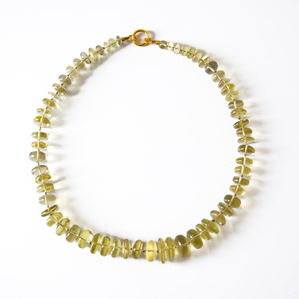 Lemon Quartz Necklace