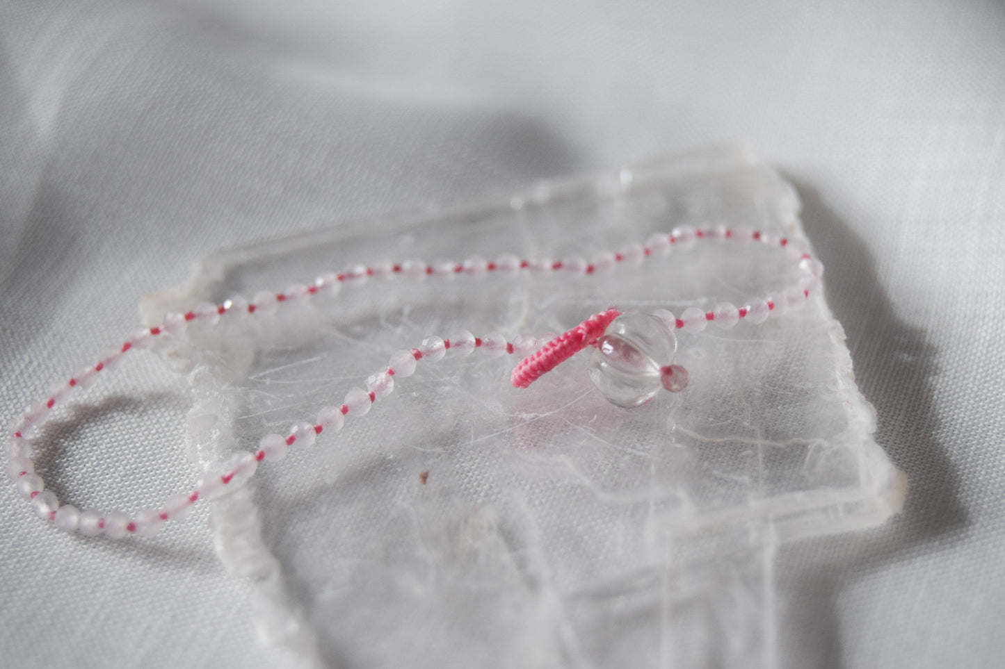 Libra Rose Quartz Bracelet