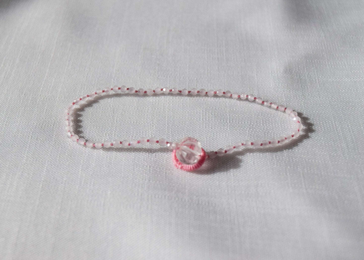 Libra Rose Quartz Bracelet