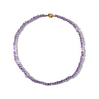 Pink Amethyst Cube Necklace
