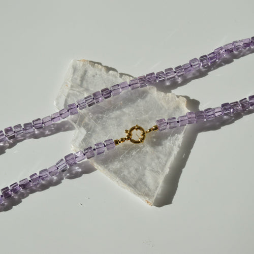 Angular — Amethyst Necklace