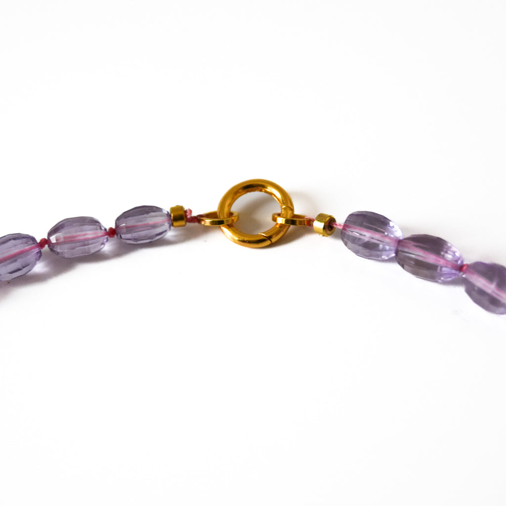 Pink Amethyst Necklace