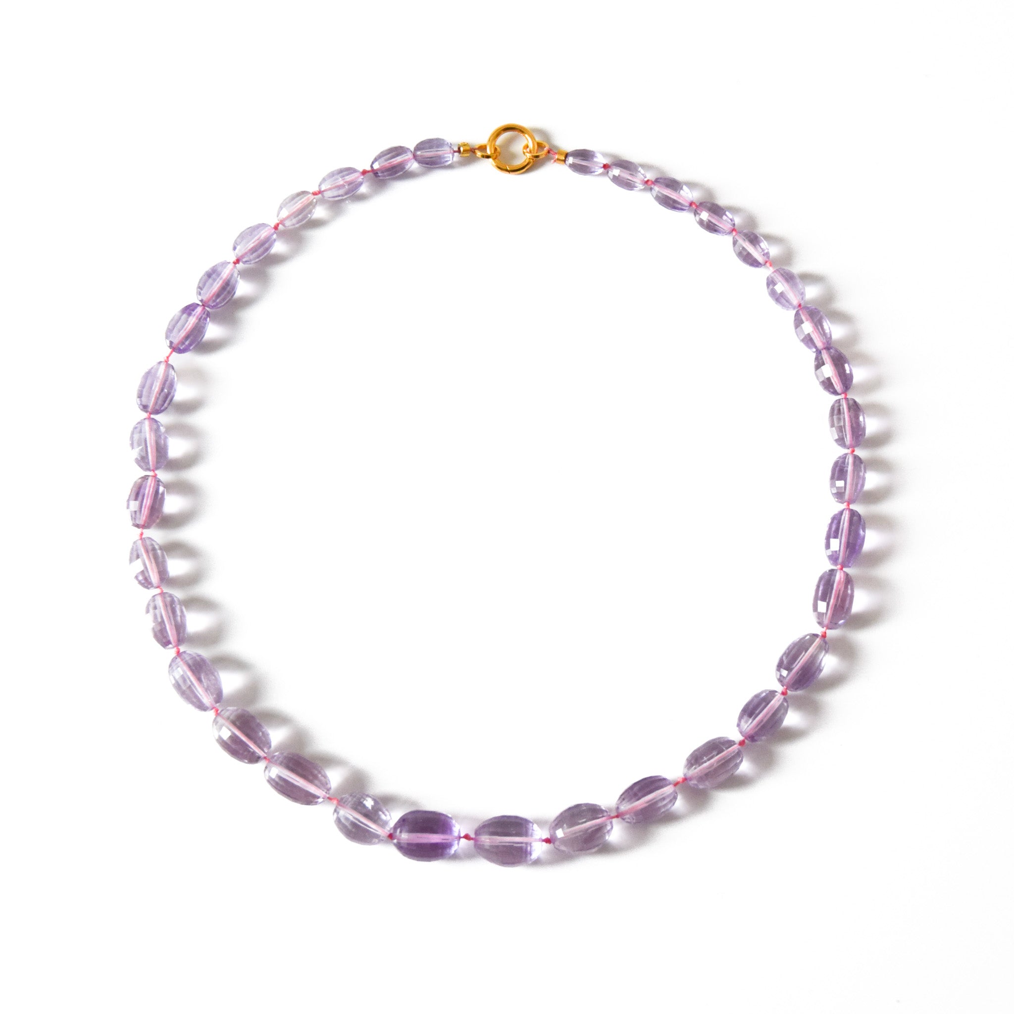 Pink Amethyst Necklace