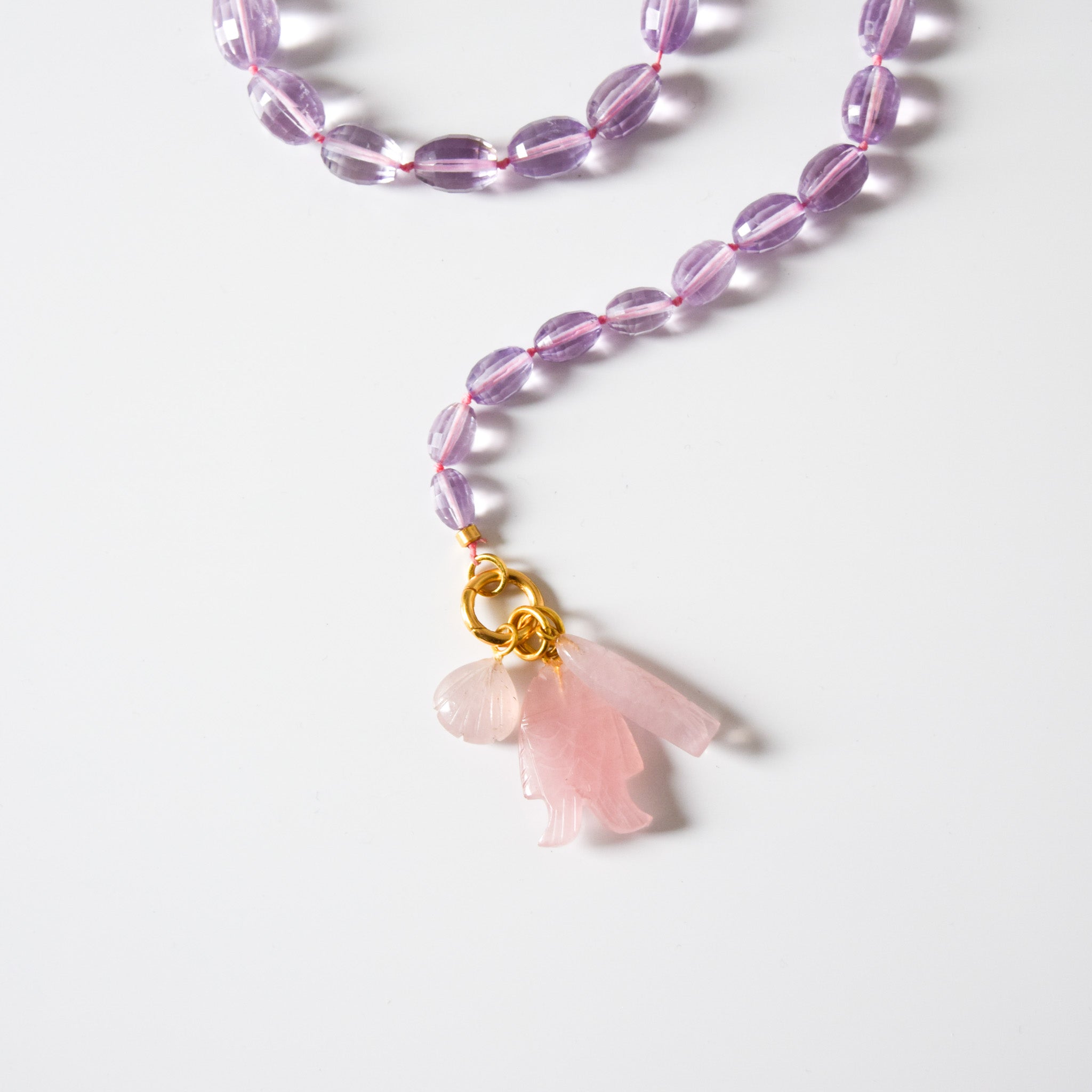 Pink Amethyst Necklace