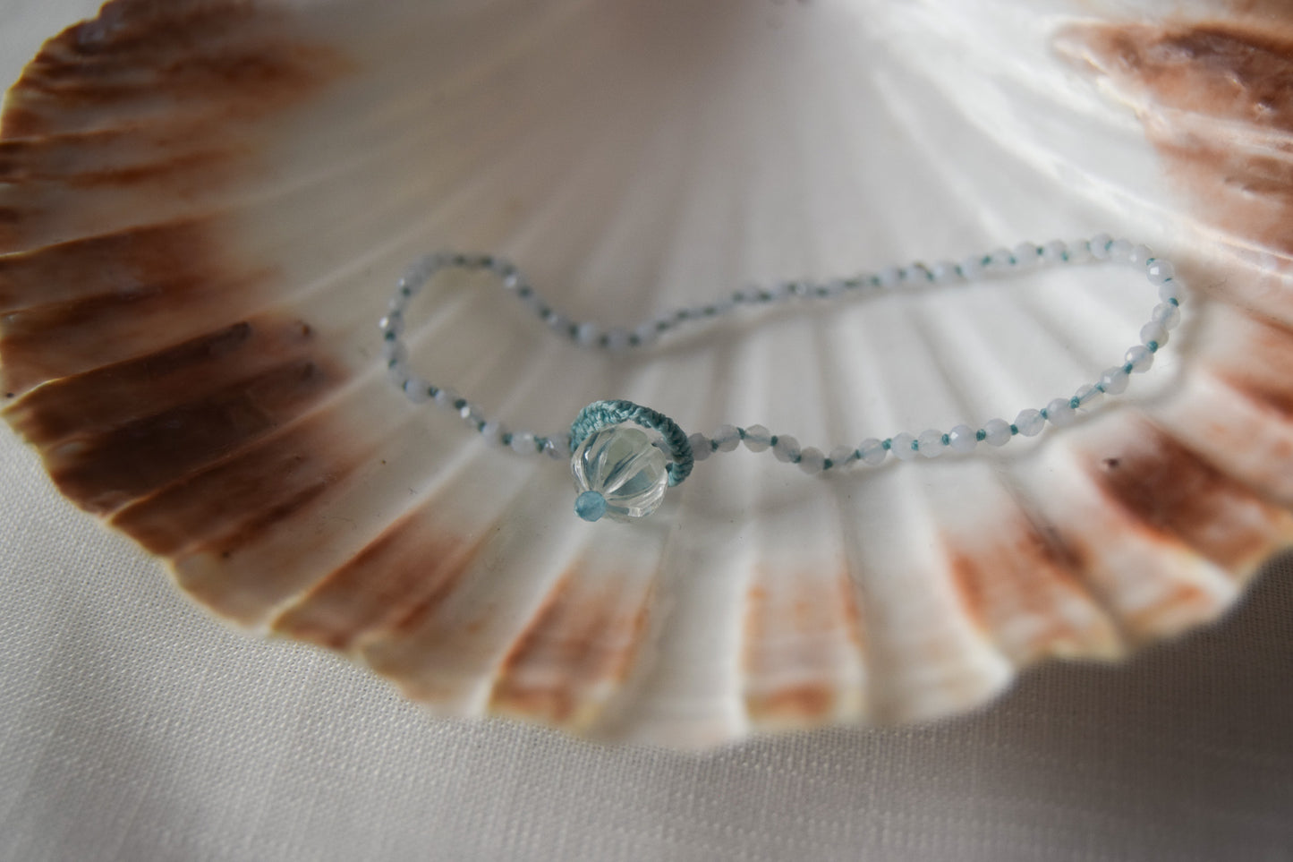 Pisces Blue Lace Agate Bracelet