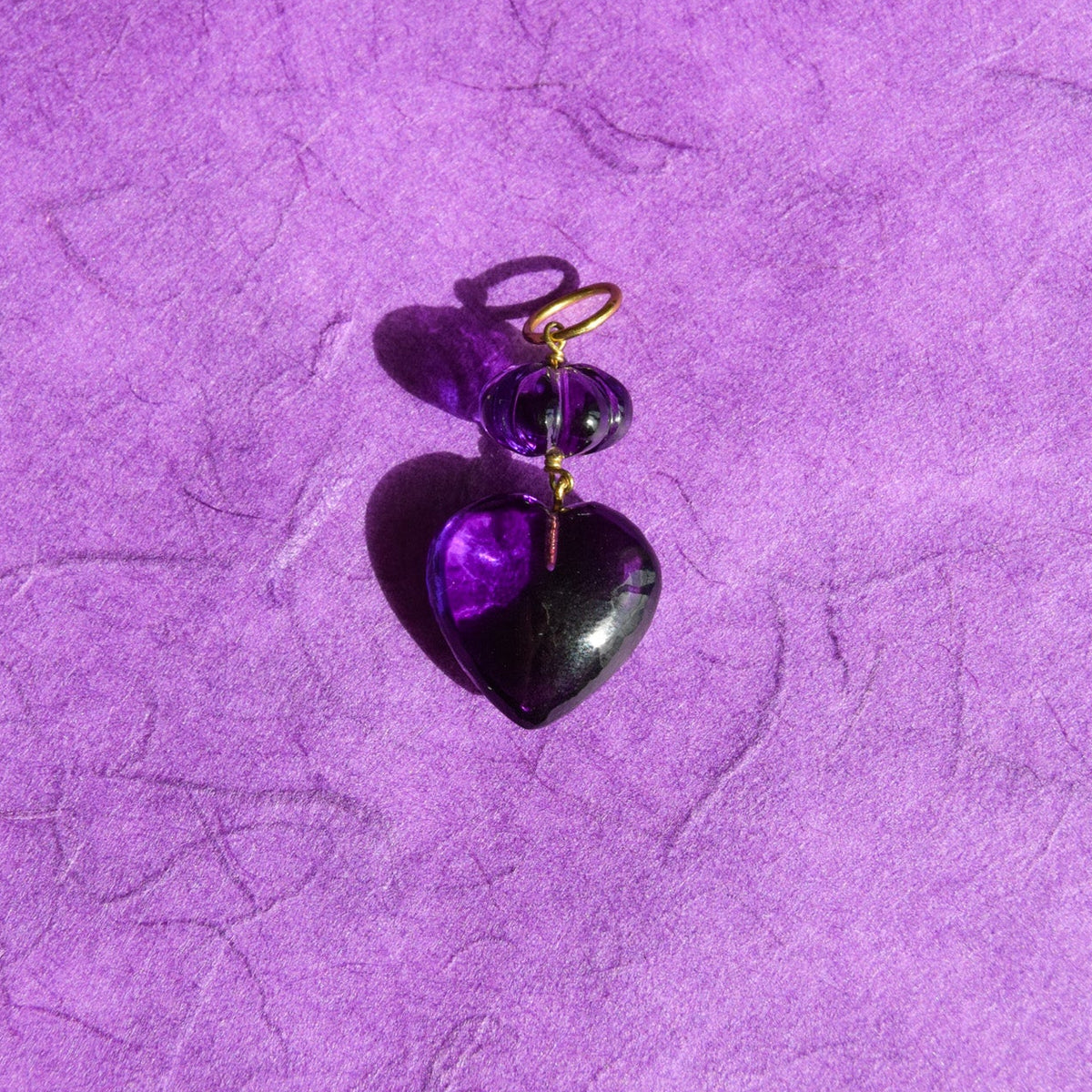 Stacked heart pendant
